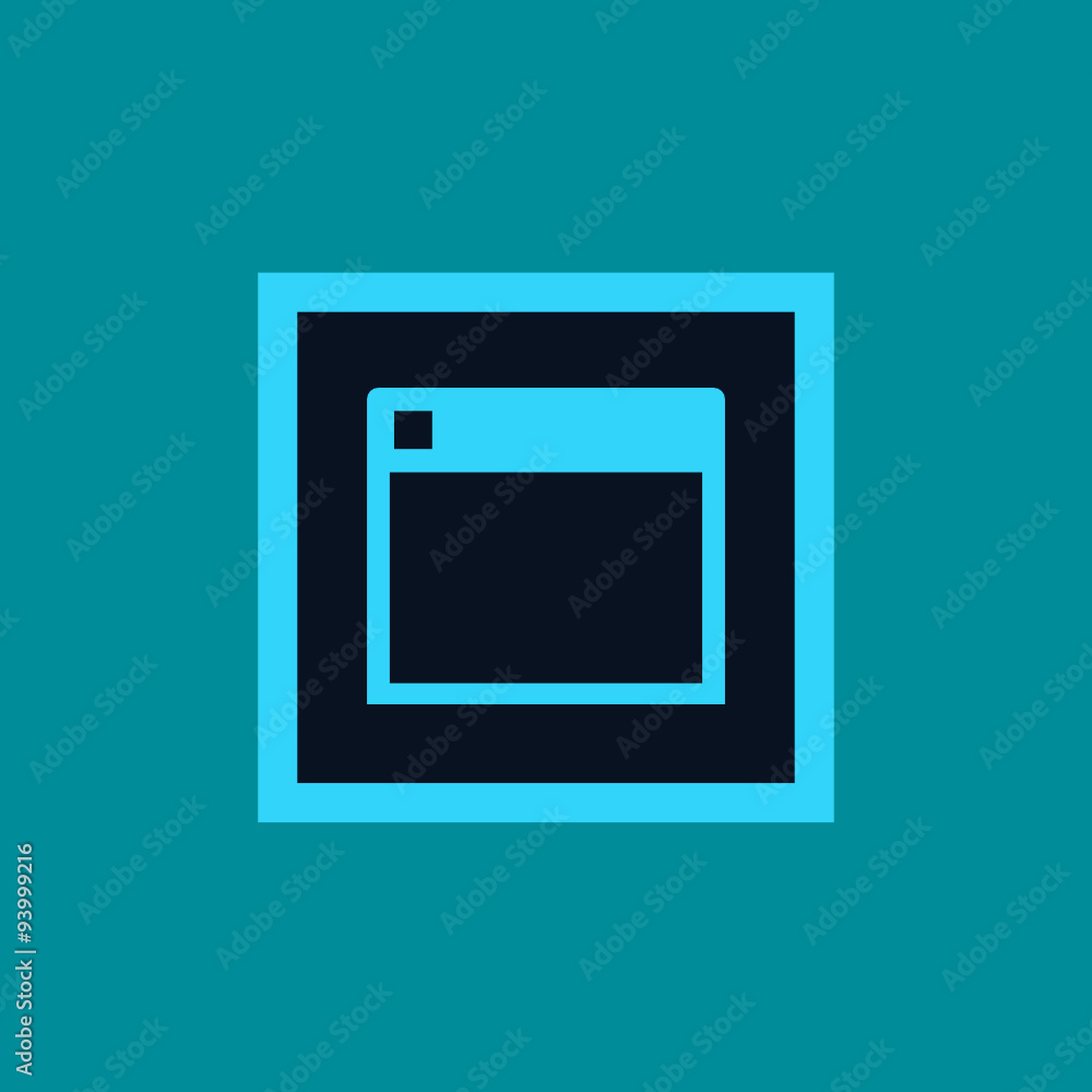 Modern Flat App Button Modern Flat App Button
