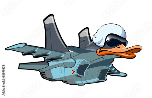 Cartoon Jetbird 1