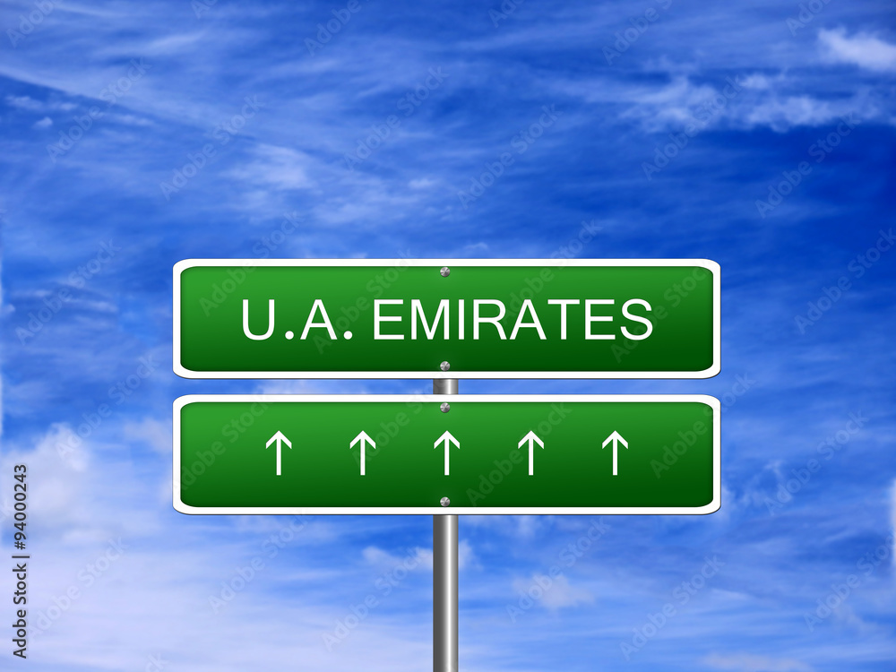 Φωτογραφία United Arab Emirates welcome travel landmark landscape map tourism immigration refugees migrant business