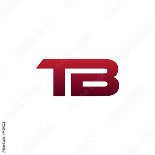 Modern Initial Logo TB