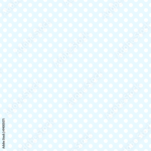 Seamless blue polka dot background