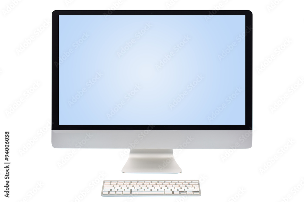 Computer screen isolated Computer screen isolated
