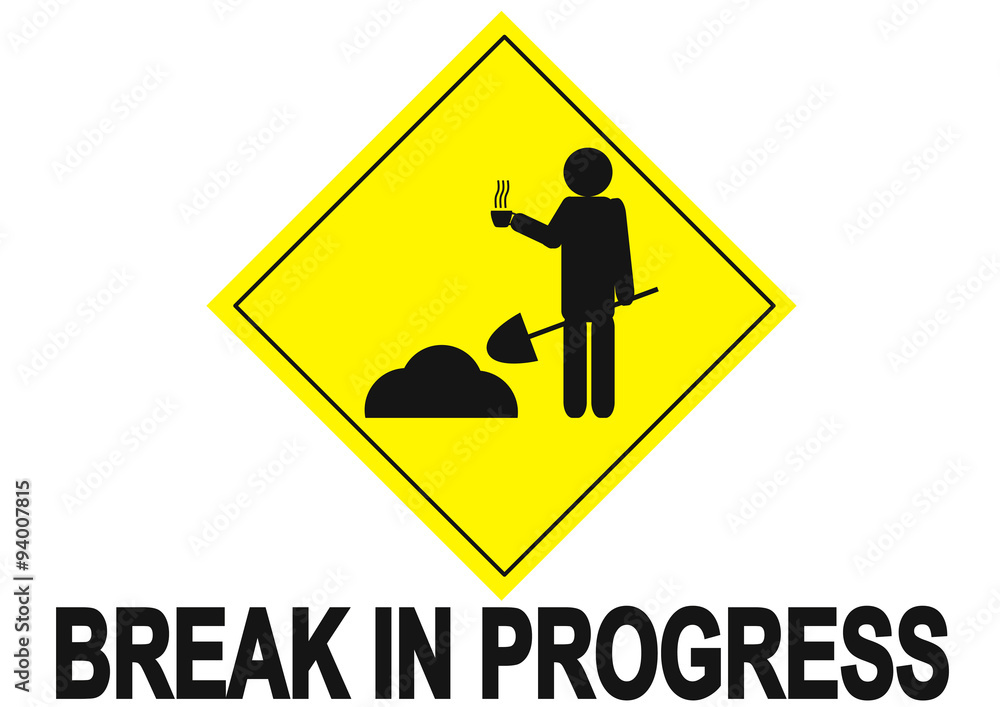 break in progress break in progress