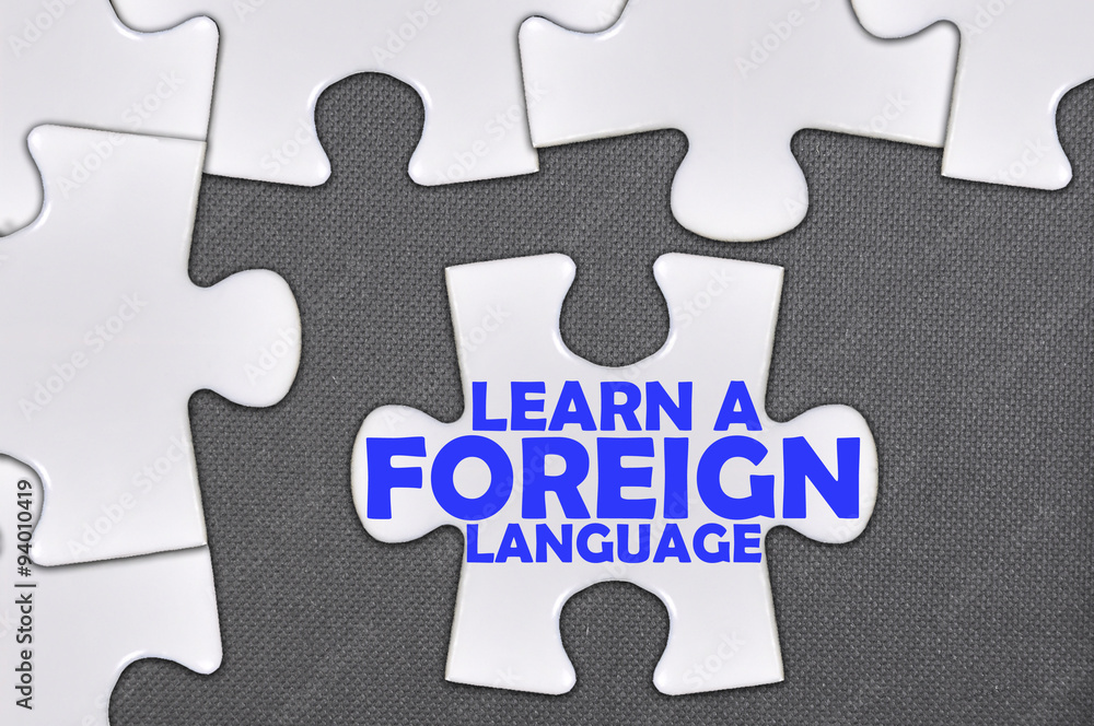 jigsaw puzzle written word learn a foreign language jigsaw puzzle written word learn a foreign language