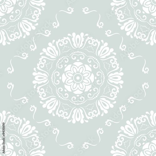 Floral Fine Seamless Vector Pattern