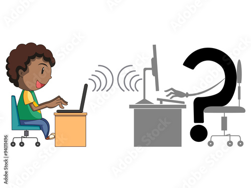 Child and internet, dangers