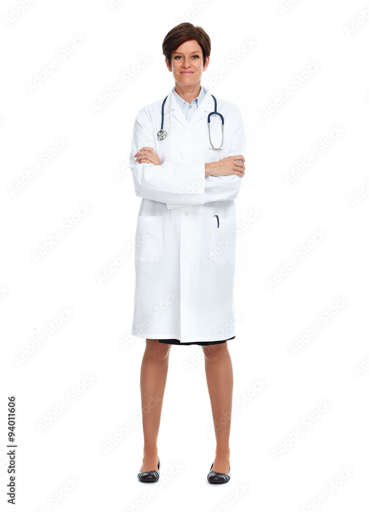 Mature medical doctor woman. Mature medical doctor woman.