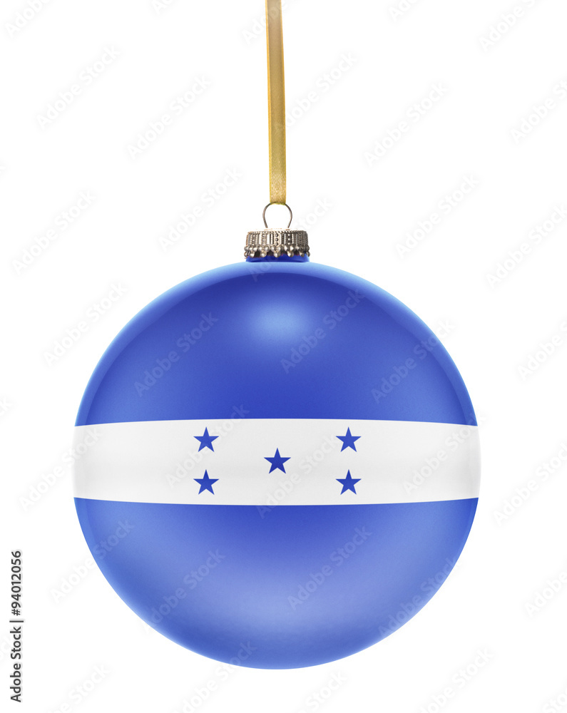 Bauble with the flag design of Honduras.(series) Bauble with the flag design of Honduras.(series)