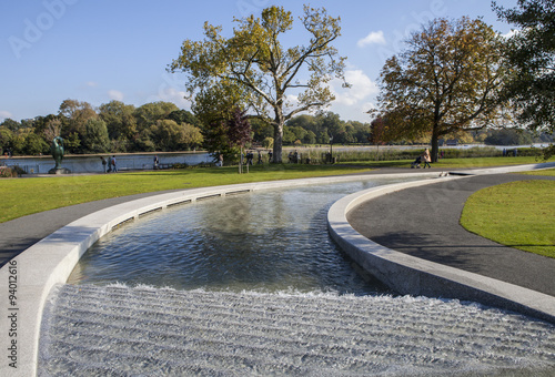 Princess Diana Memorial Fountain in Hyde Park photo