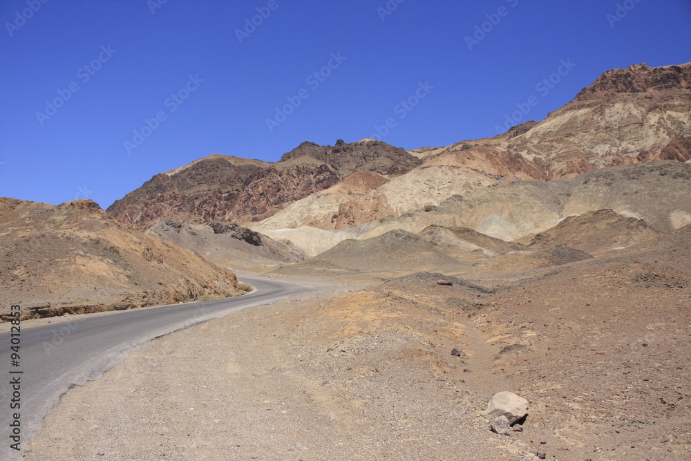 dans le désert de la Death Valley dans le désert de la Death Valley
