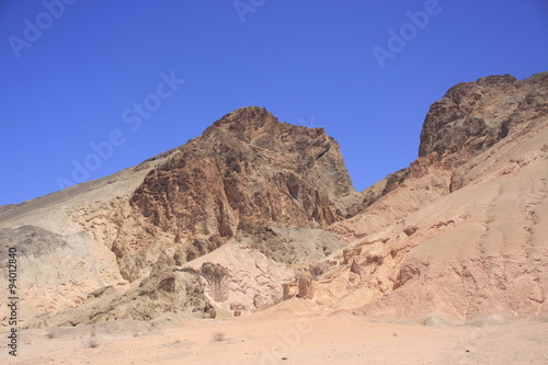 dunes et rochers dans la vallée de la mort