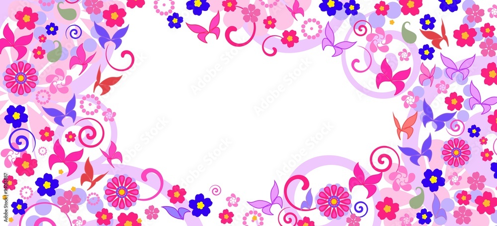 background with colorful butterflies background with colorful butterflies