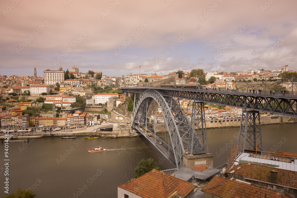 Fototapeta premium EUROPA PORTUGALIA PORTO RIBEIRA RZEKA DOURO STARE MIASTO