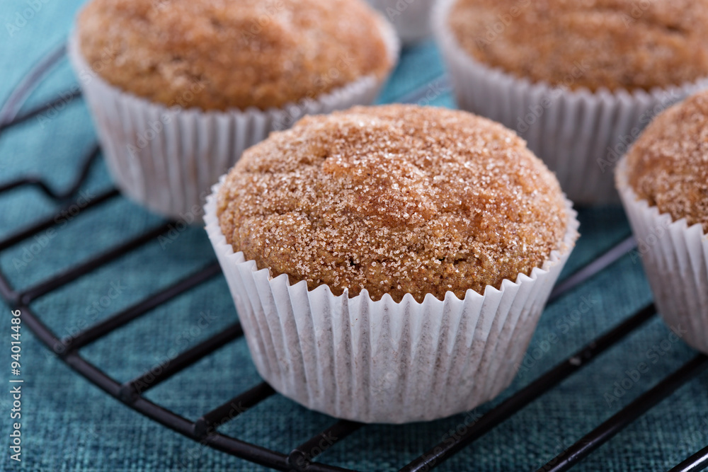 Apple sauce muffins with spices Apple sauce muffins with spices