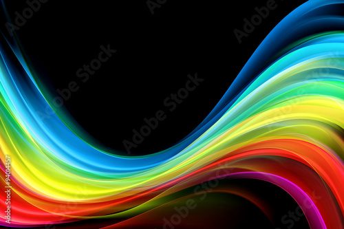 Colorful Wave Abstract Background