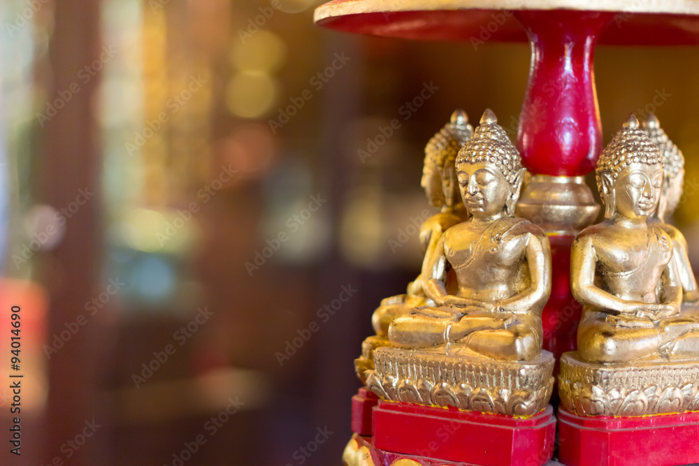 Fototapeta premium Wooden duddha image