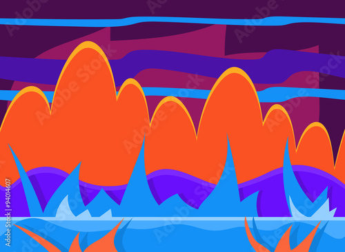 Game Background Vector Illustration Set