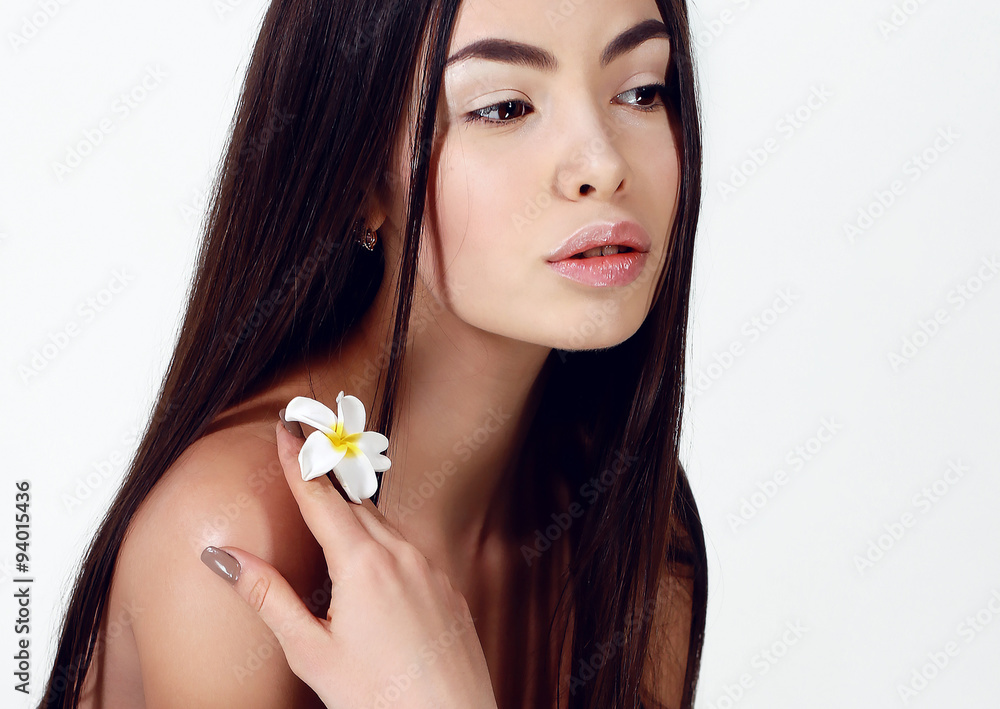 young woman with healthy glowing skin.natural beauty young woman with healthy glowing skin.natural beauty