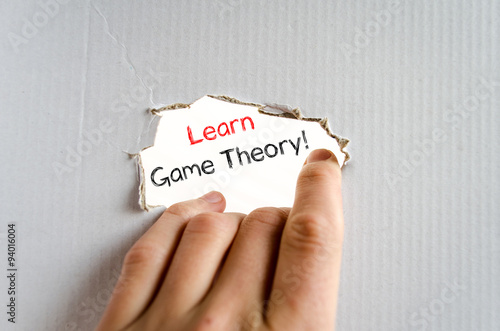 Learn game theory text concept