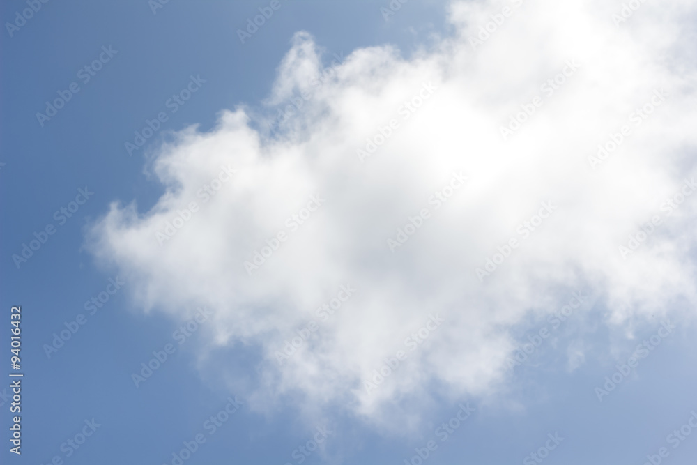 Cloud in blue sky Cloud in blue sky