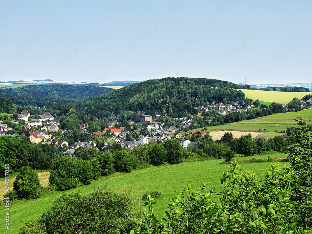 Panorama of Ehrenfriedersdorf 