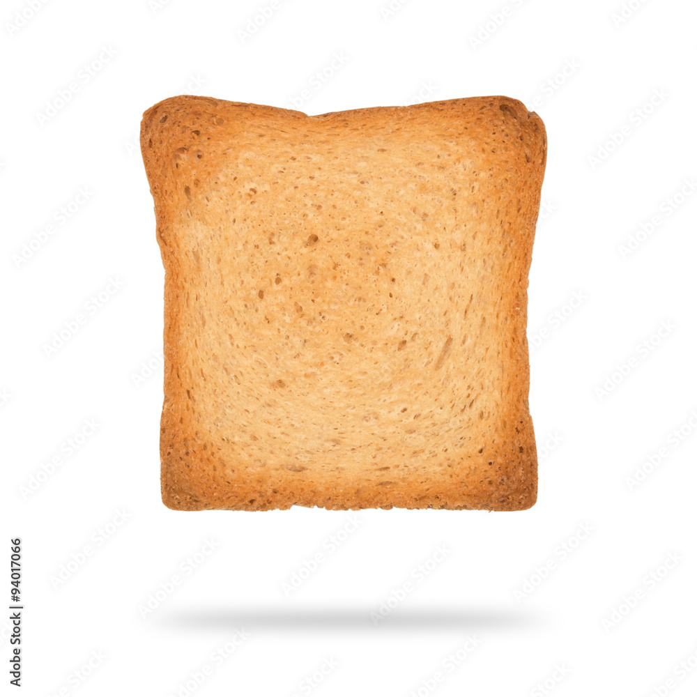piece of wheat bread isolated on white piece of wheat bread isolated on white