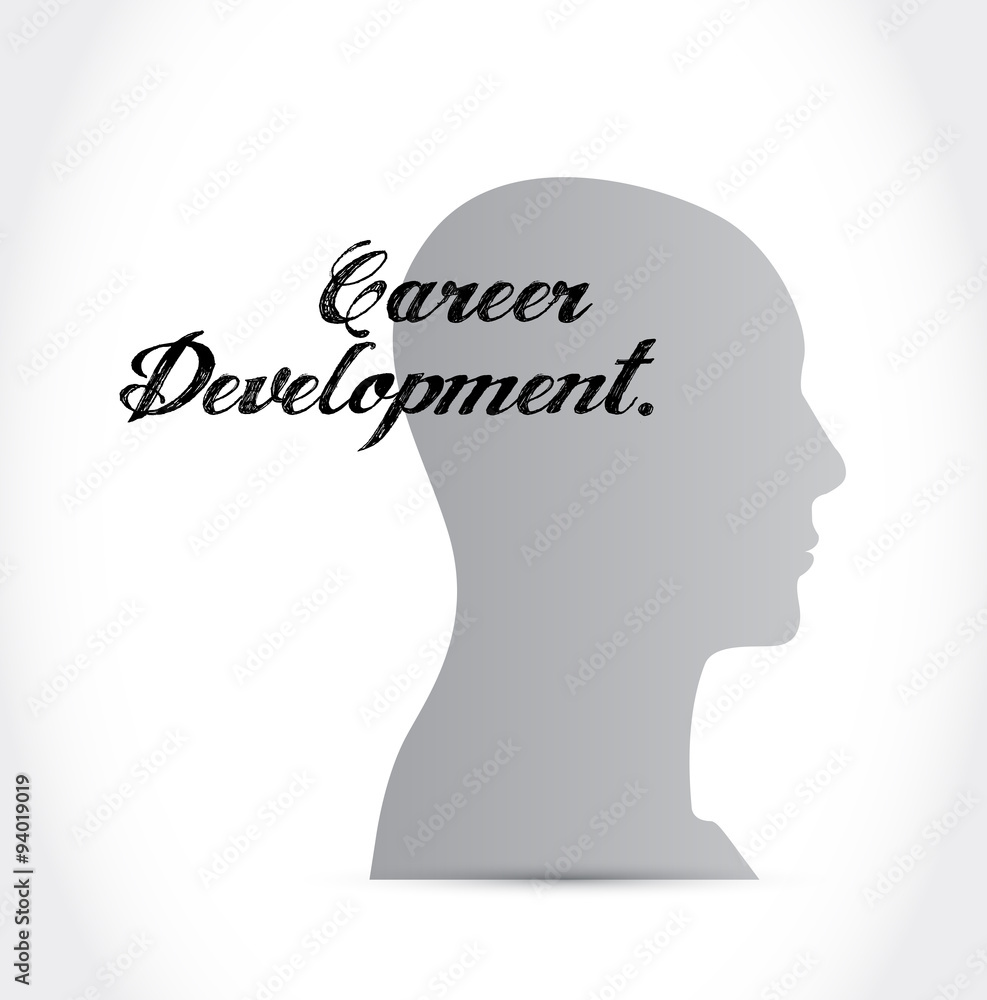 career development mind sign concept
