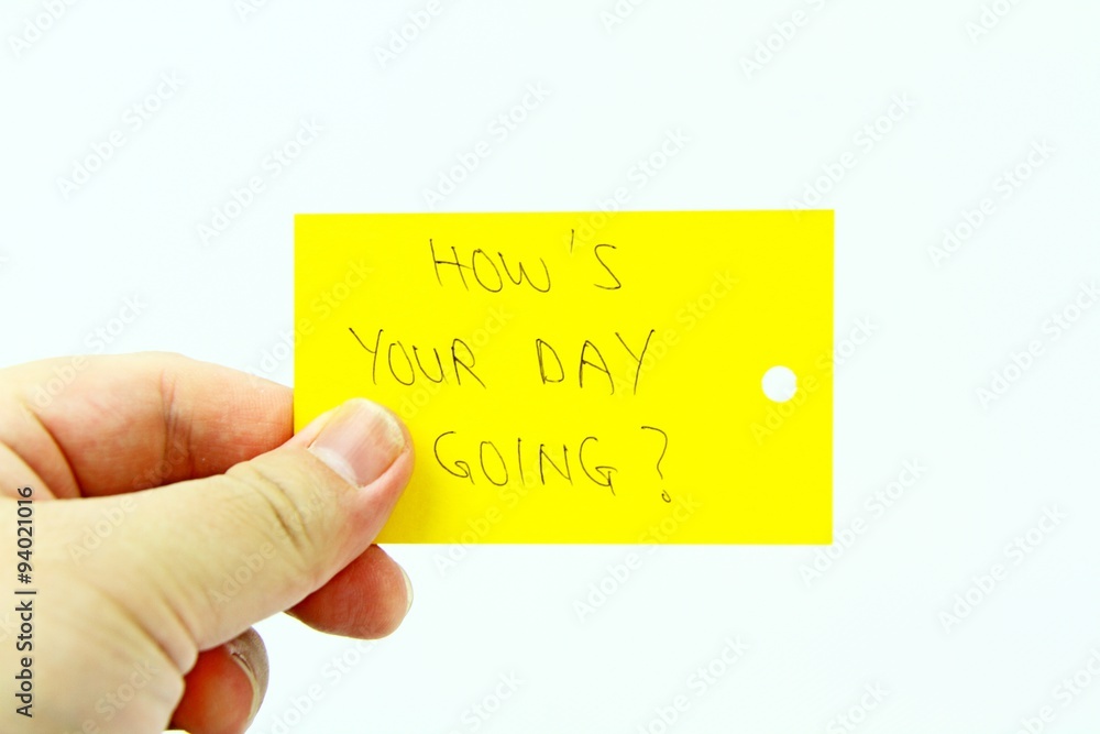 Greeting words with hand writing on white background Greeting words with hand writing on white background