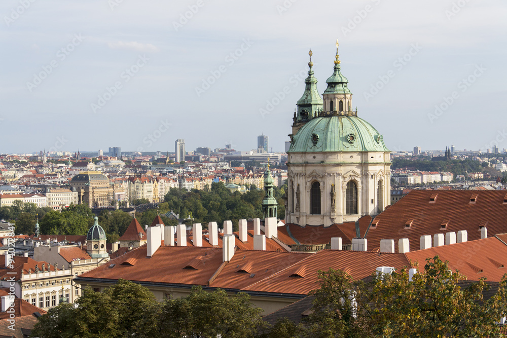 Skyline view of Prague, Czech republic