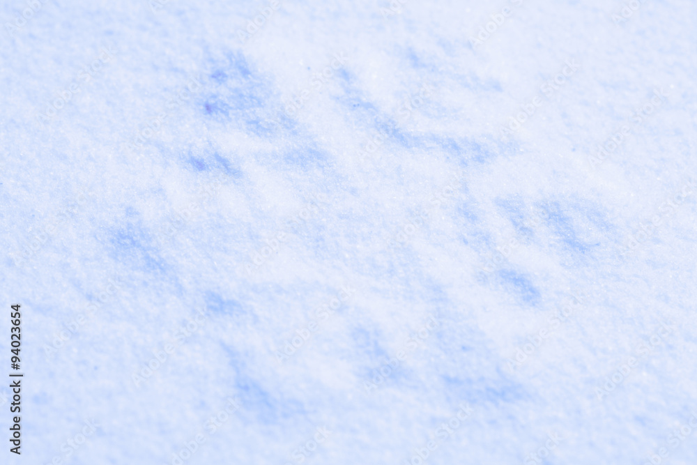 Photo blue snow
