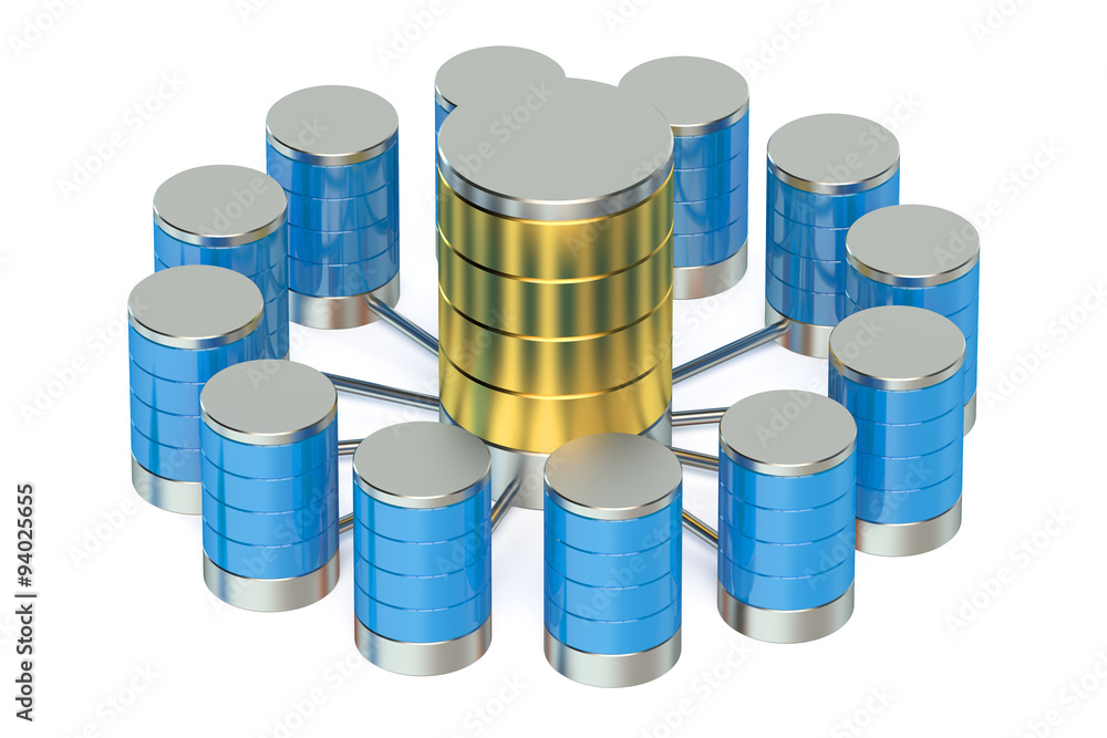 Database and data storage concept Database and data storage concept