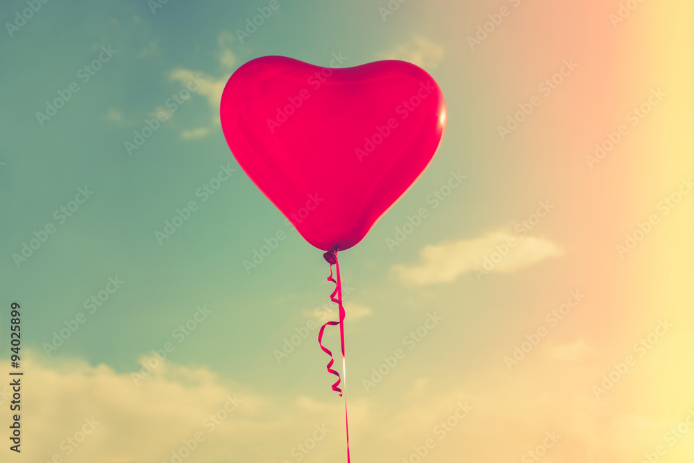 balloon heart shape