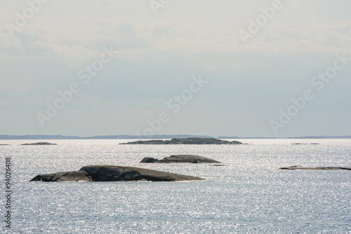 Slika na platnu Glittering sunshine in the archipelago