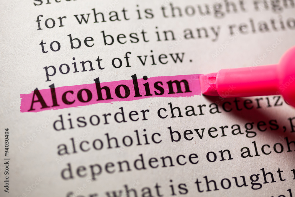 Fototapeta premium Alcoholism