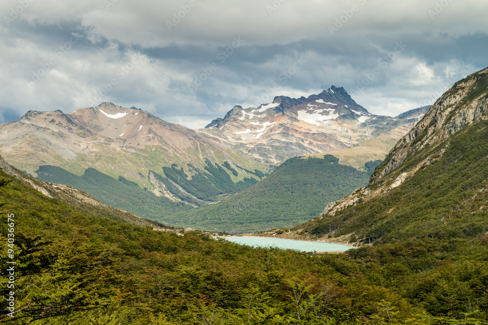 Obraz premium Mountain in Tierra del Fuego, Argentina