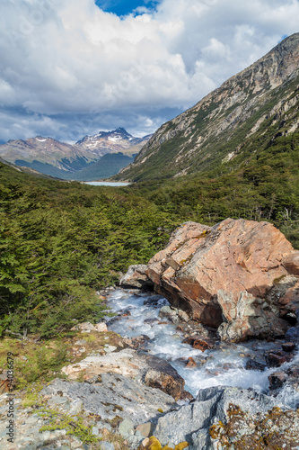 Creek in Tierra del Fuego, Argentina