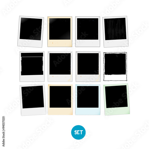 Vintage photo frame set