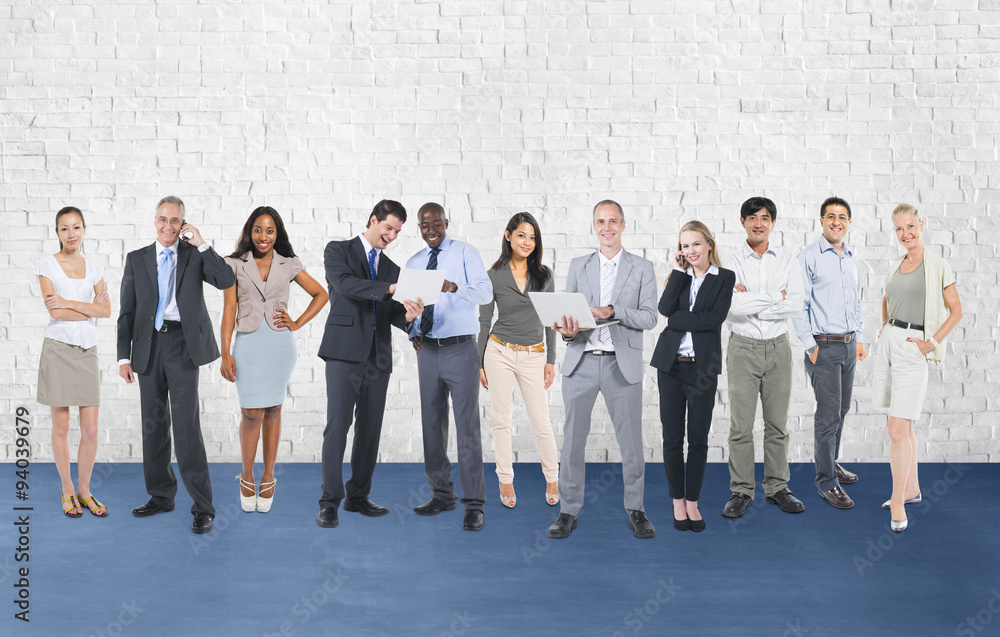 Fototapeta premium Corporate Business Team Communication Connection Concept