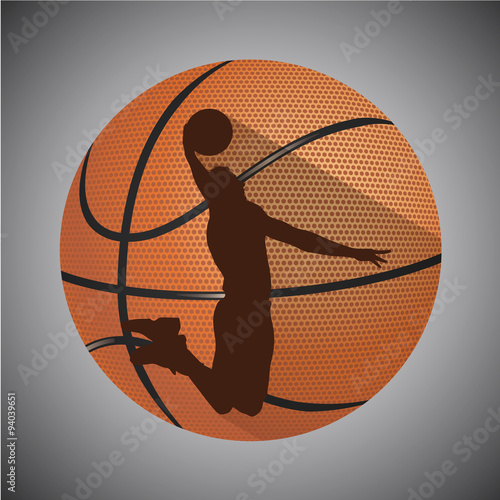 Basketball Players Silhouette 