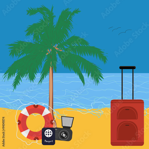 Travel vector illustration