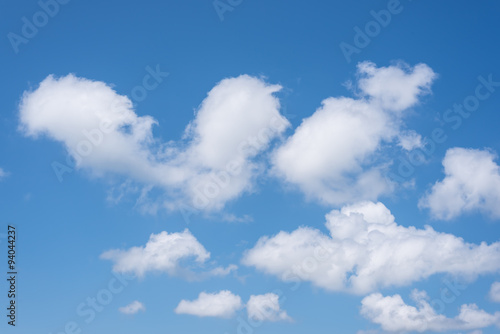the beautiful blue sky background with clouds