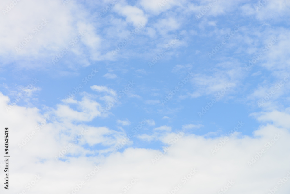 Blue sky with clouds background Blue sky with clouds background