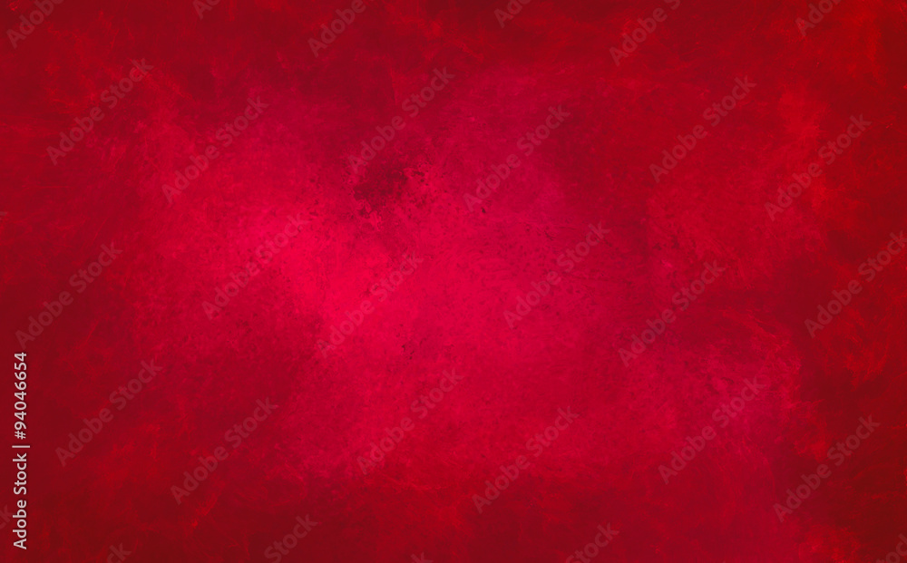 Christmas red background with marbled texture - obrazy, fototapety, plakaty 
