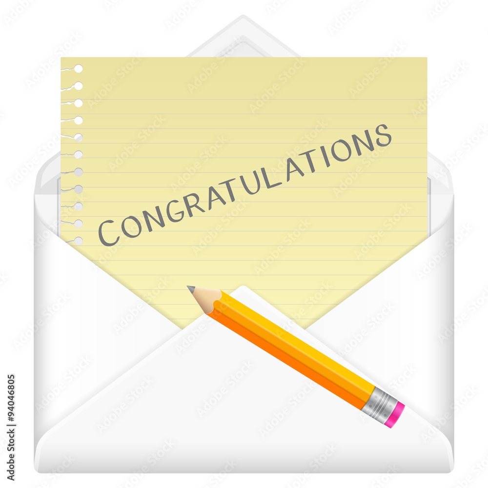 envelope congratulations envelope congratulations