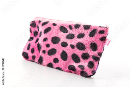 leopard zip bag