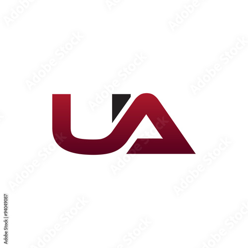 Modern Initial Logo UA