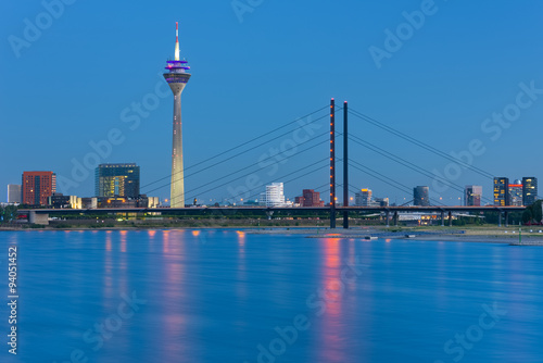 Dusseldorf at night