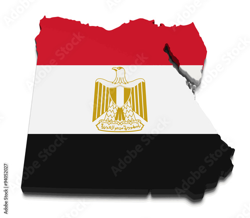 Map of Egypt. 