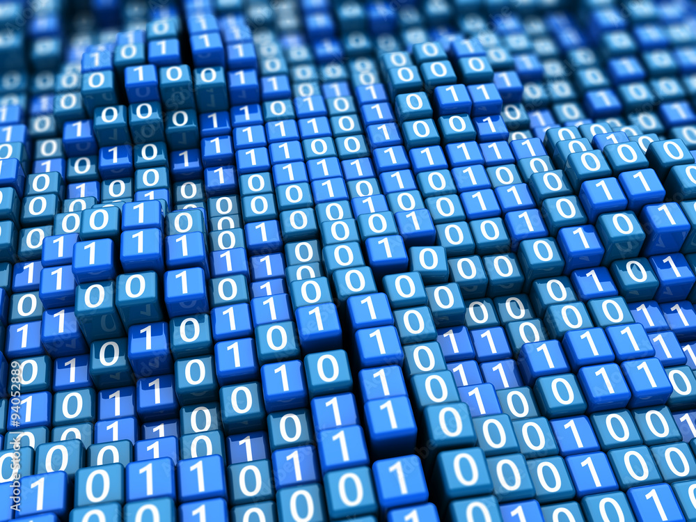 binary data background Stock Illustration | Adobe Stock