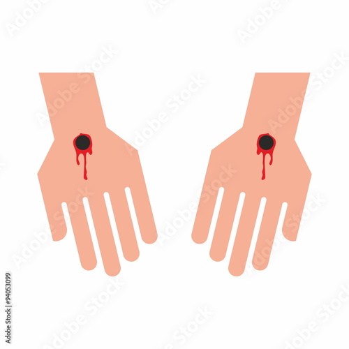 Wounds of Christ. Jesus.